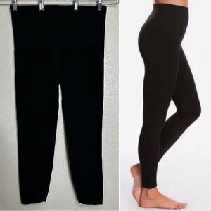 Spanx Look At Me Now Black Seamless Leggings, Size 3X